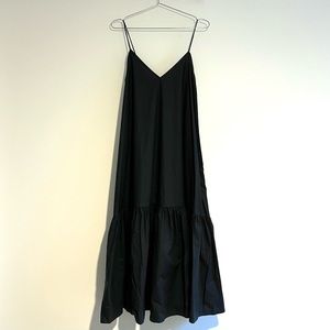 NWT Anine Bing Black Maxi Cotton Dress